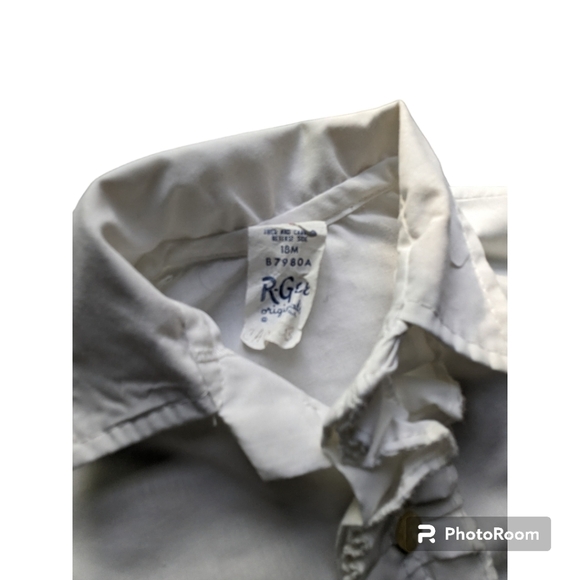 Childrens Place Butterfly Tutu and R. GEE White Long Sleeve Ruffle Shirt. - Picture 3 of 8